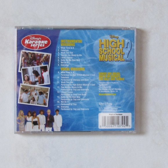 Karaoke High School Musical 2 CD - Picture 2 of 6